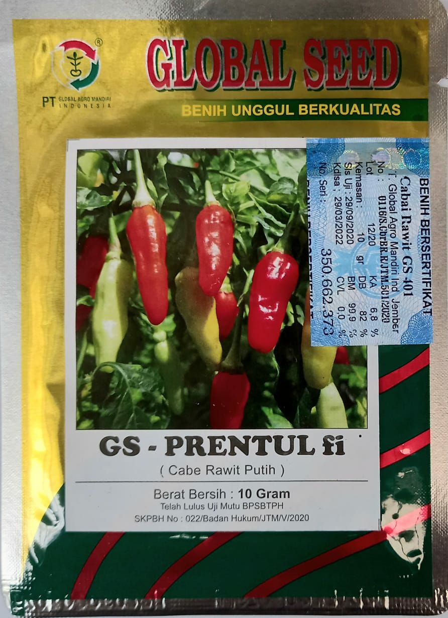 Benih Bibit Cabe Rawit GS PRENTUL F1 Isi 10 Gram Bibit Cabe Rawit