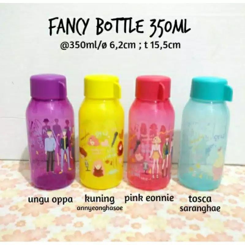 Tupperware Botol Minum Tupperware Fancy Bottle 350 Ml 1 Lazada