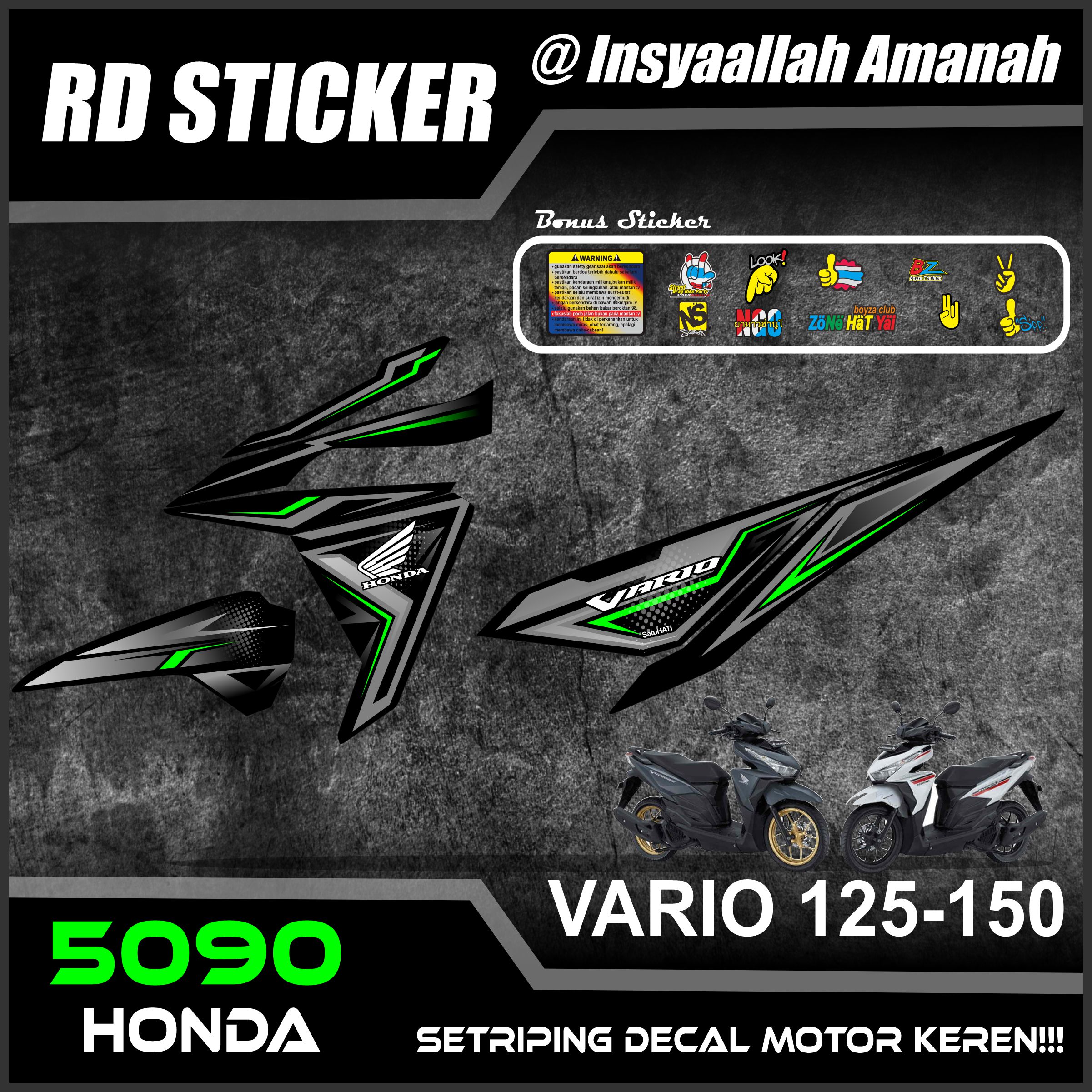 Sticker Striping Stiker Lis Variasi Vario Led Striping Variasi