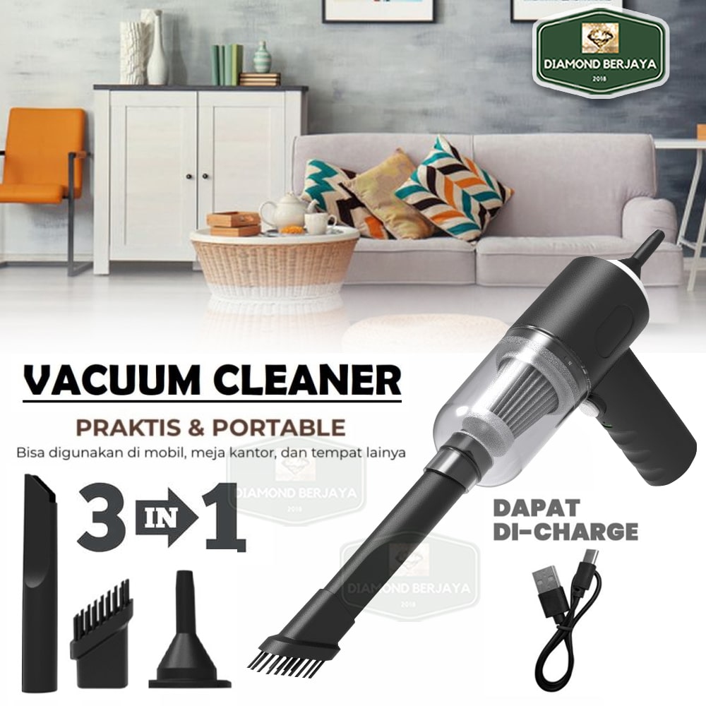 AS 228 Vacum Cleaner 3in1 Alat Penyedot Debu Mobil Rumah Dan Tempat