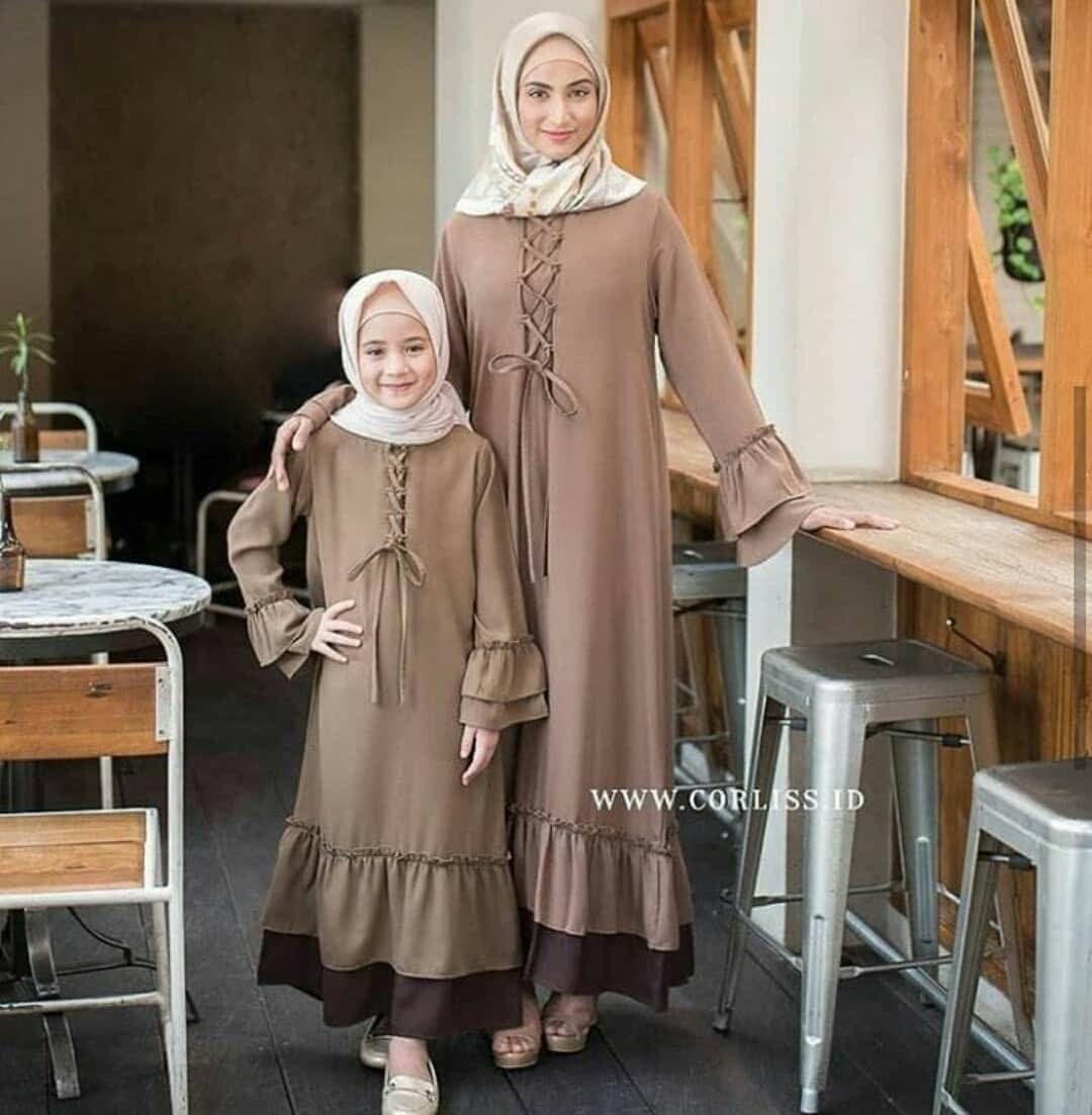 teresa couple muslim / sarimbit / maxi dress / gamis / muslim ibu anak