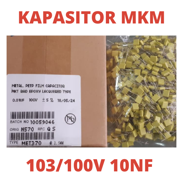 Kapasitor Mkm V Nf Biji Nf V V Volt Volt