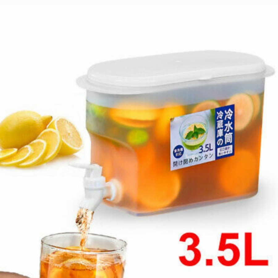 DISPENSER KRAN AIR MINUM JUS JUICE 3 5 L TEMPAT SIMPAN JUS DI KULKAS