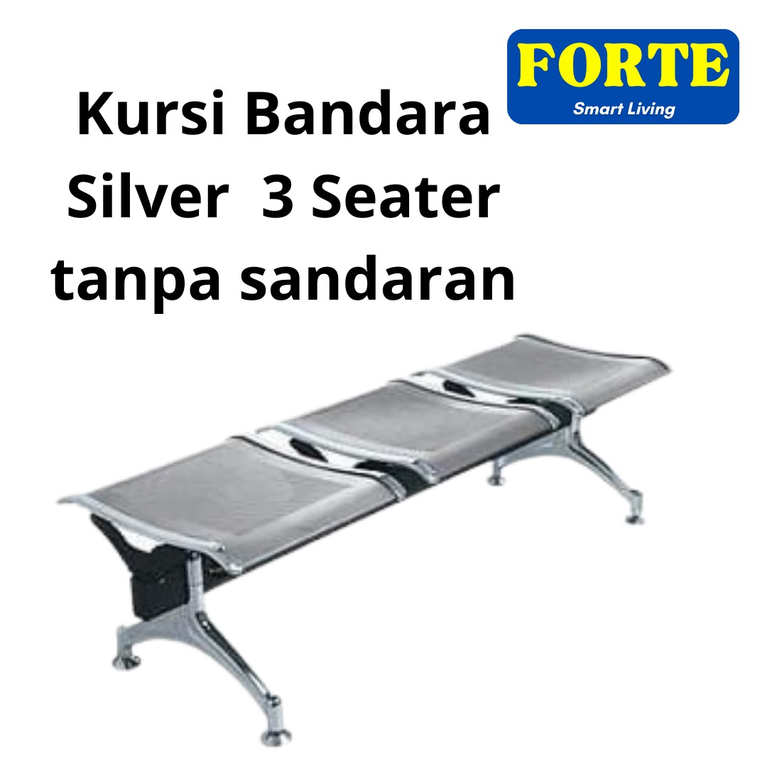 KURSI DUDUK BANDARA BESI STAINLESS KURSI TUNGGU 3 SEATER Lazada Indonesia