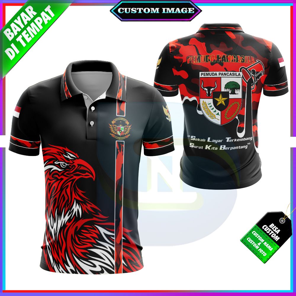 Kaos Pemuda Pancasila Murah Keren Baju Wangki Pemuda Pancasila Motif