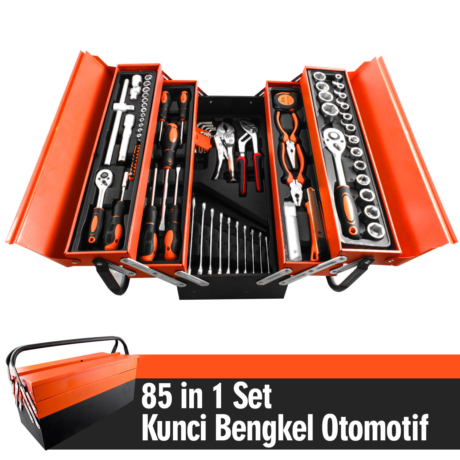 Tool Box Pcs Kunci Sok Set Pekerjaan Otomotif Tool Set Perkakas