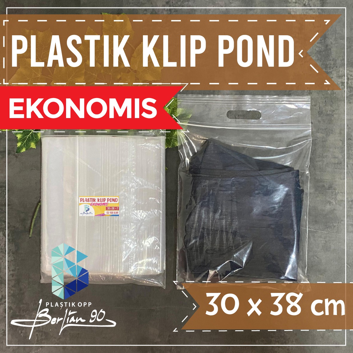 Plastik Klip Plong Ekonomis Isi Lembar Plastik Ctik Plastik