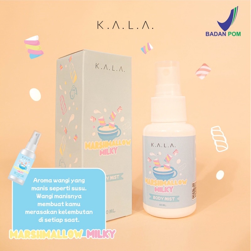 KALA Parfum Body Mist 60ml Spray Parfum Kala Wangi Parfum Cewek Tahan