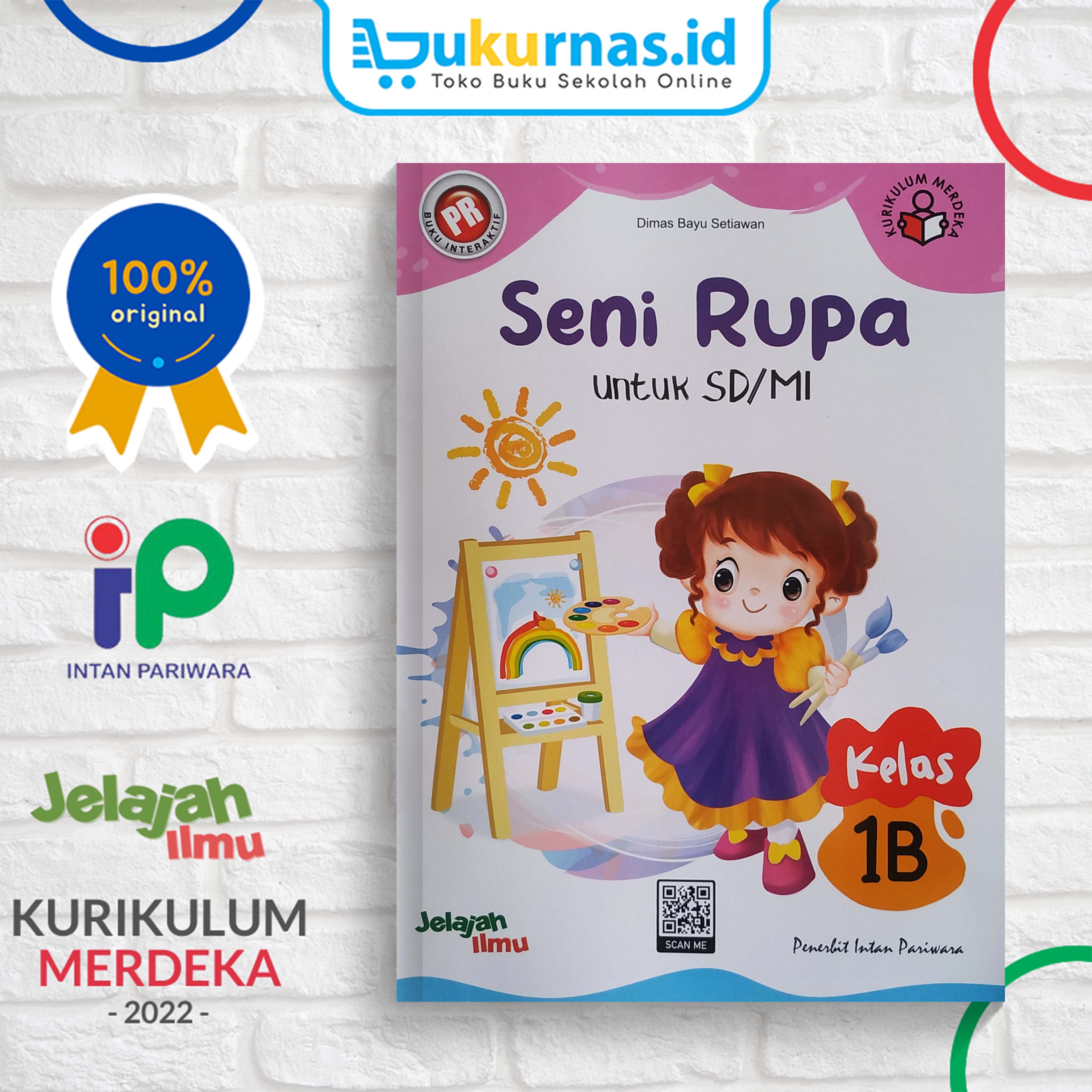 Buku PR Interaktif Seni Rupa SD MI Kelas 1 Semester 2 Kurikulum