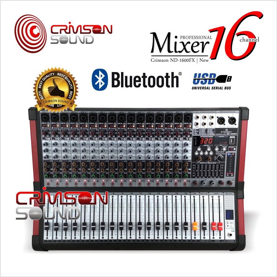 Mixer Crimson Channel Bluetooth Dsp Nd Fx Lazada Indonesia