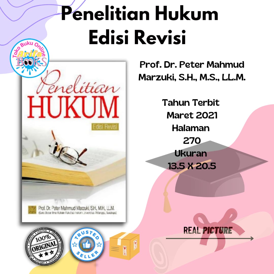 Buku Penelitian Hukum Prof Dr Peter Mahmud Marzuki Buku Hukum