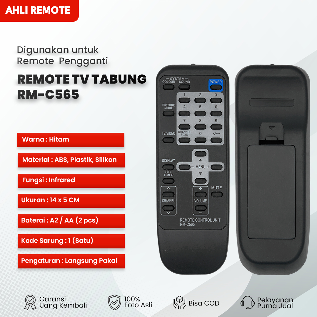 Remote Tv Jvc Tabung Rm C Remot Tabung Jvc Lazada Indonesia