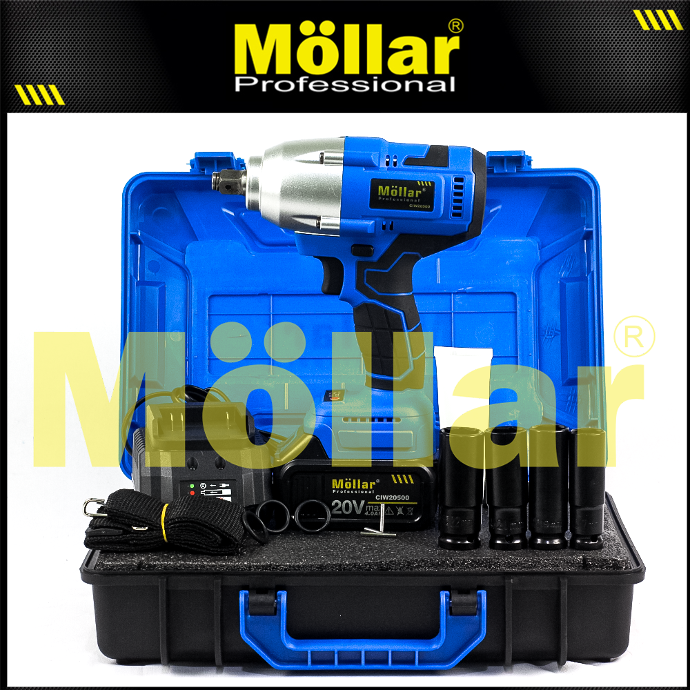 Mollar Ciw Mesin Buka Baut Baterai V Bor Cordless Impact Wrench