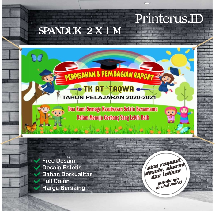 Spanduk Banner Wisuda Tk Lazada Indonesia Nbkomputer