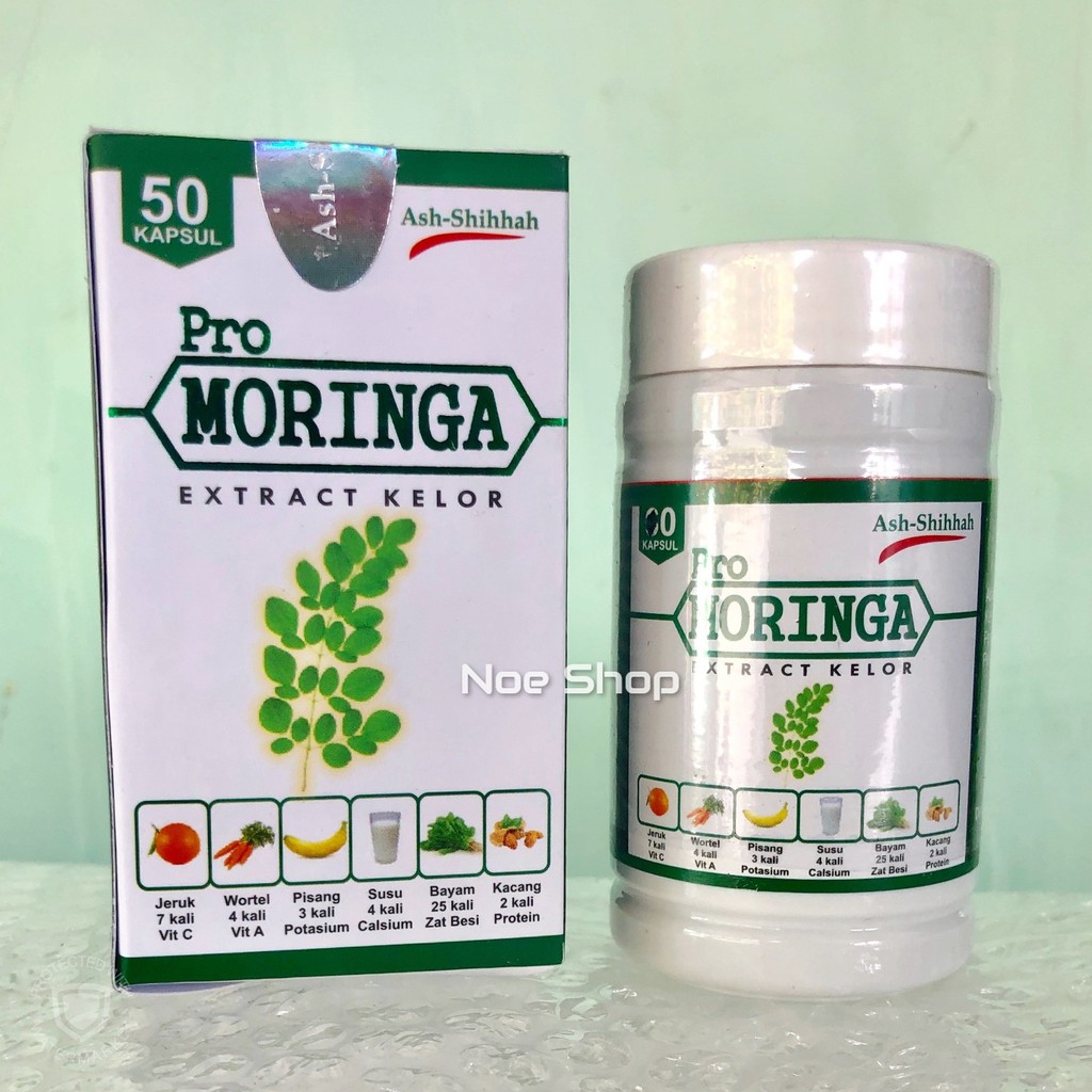 Pro Moringa Kapsul Ekstrak Daun Kelor Original Lazada Indonesia