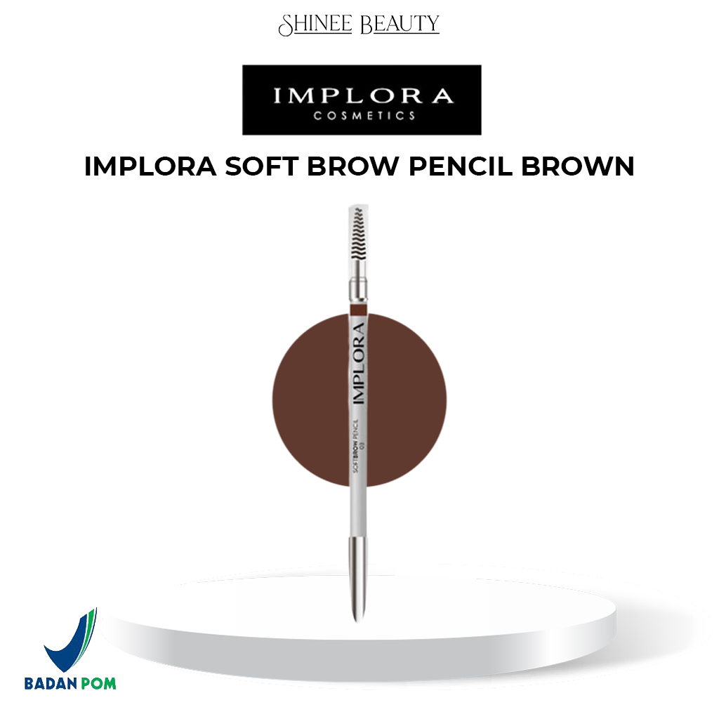 Implora Eye Brow Pencil In Soft Brow Pensil Serutan Sikat