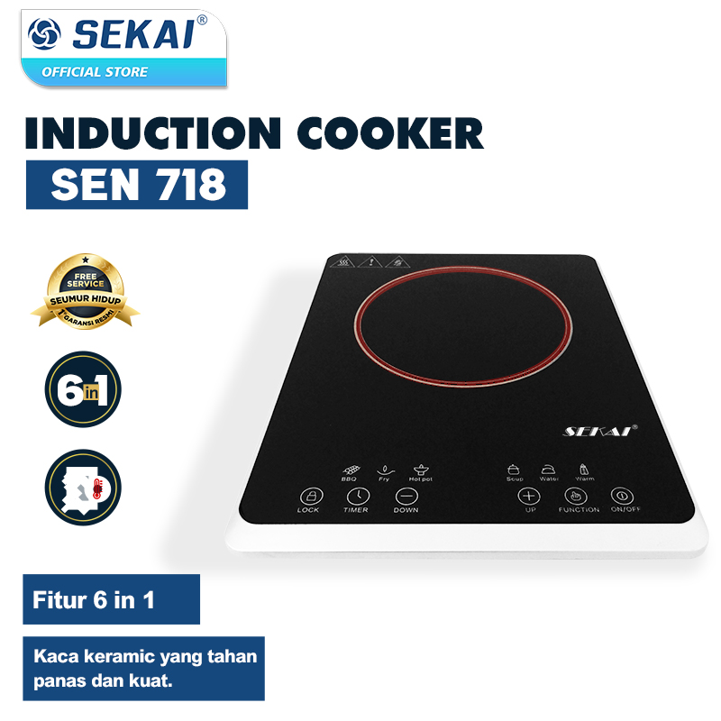 Sekai Kompor Induksi Listrik Low Watt Tungku Electric Stove