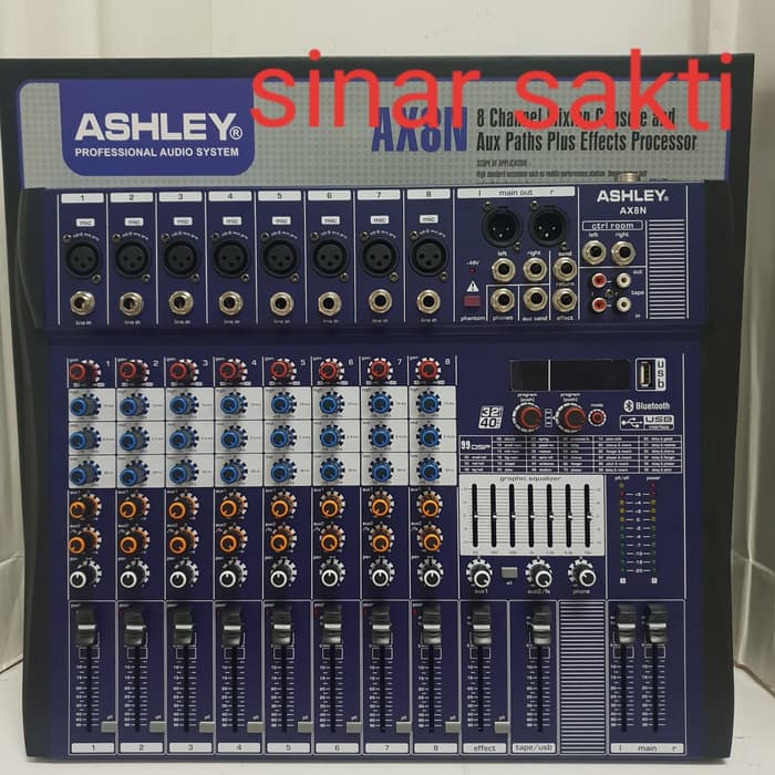 Mixer Ashley Ax N Ch Full Usb Mp Bluetooth Lazada Indonesia