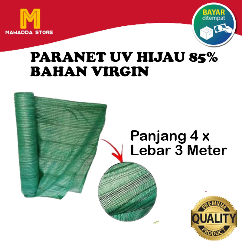 Jaring Paranet Hijau 85 UV 3 Panjang 4 X Lebar 3 Meter Lazada Indonesia