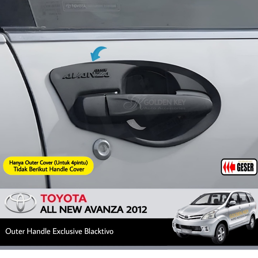 JSL Outer Handle All New Avanza 2012 2020 Mangkok Pintu Exclusive