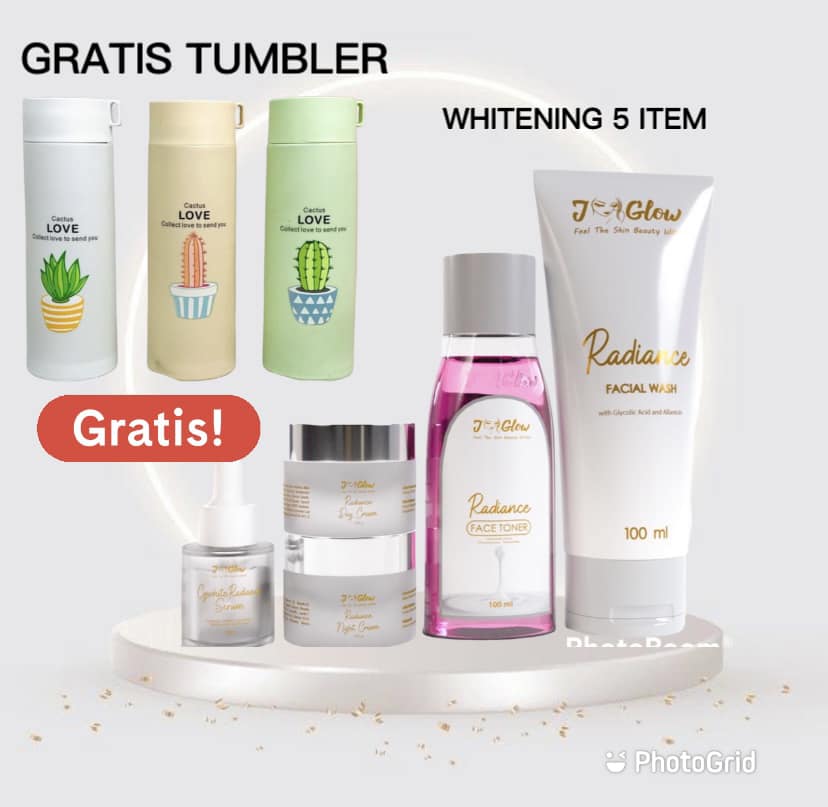 Jglow Skincare Paket Radiance Jglow Paket Super Whitening Lazada