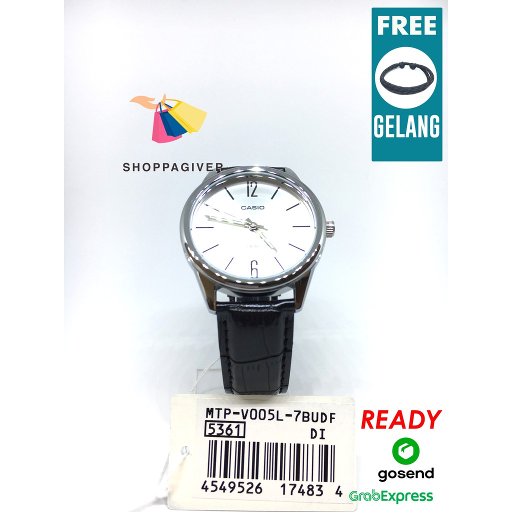 JAM TANGAN PRIA CASIO ANALOG MTP V005L MTP V005L 7B MTP V005L 7BUDF