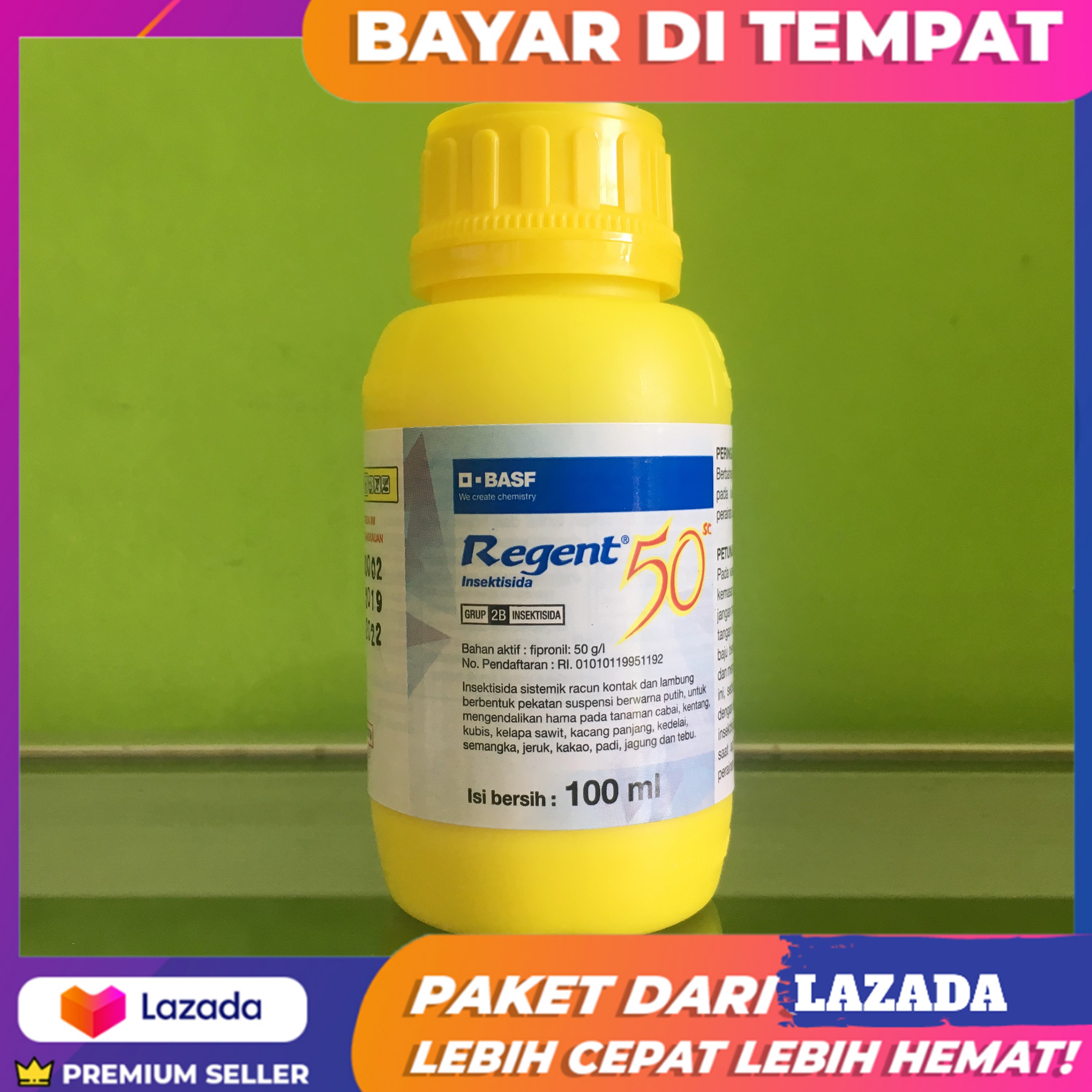 Regent 50SC 100ml Insektisida Obat Hama Ulat Dan Kutu Tanaman Lazada