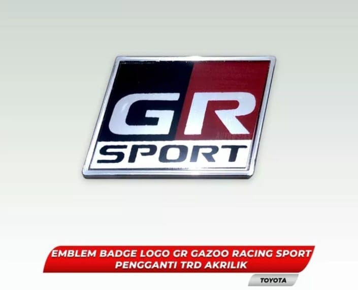 Sticker Stiker Emblem Gr Sport Stir Setir Mobil Toyota Raize Fortuner