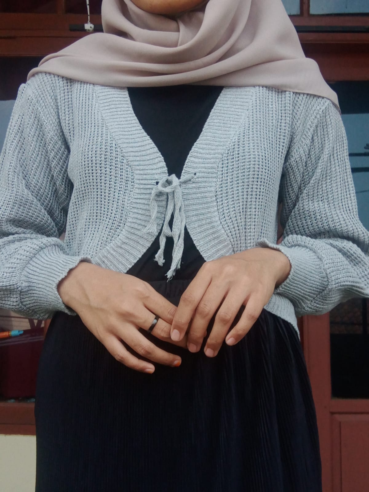 Cardigan Tali Cardigan Terbaru Cardigan Rajut Outer Rajut Rajut