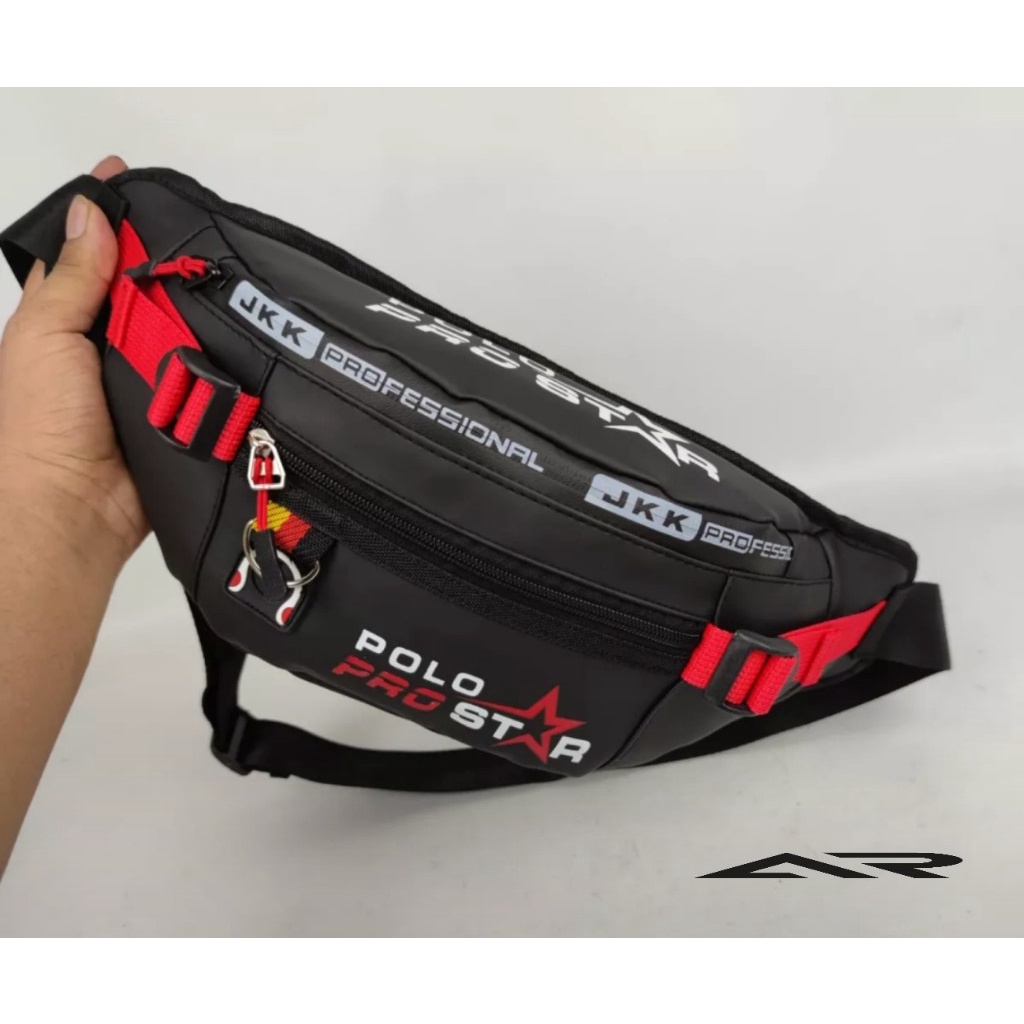 Tas Selempang Pria Anti Air Waistbag Waterproof Fashion Sporty Lazada