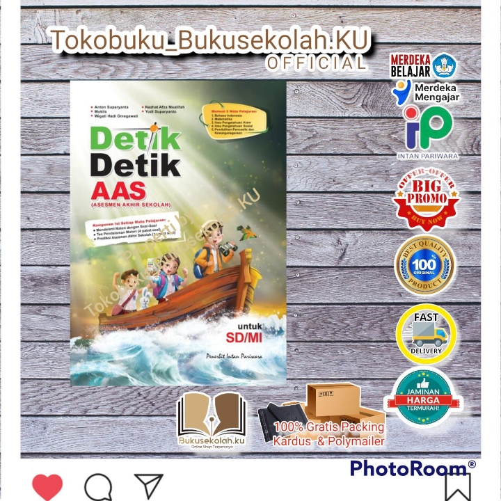 Buku Detik Detik Ujian AAS Asesmen Akhir Sekolah Kelas 6 SD MI