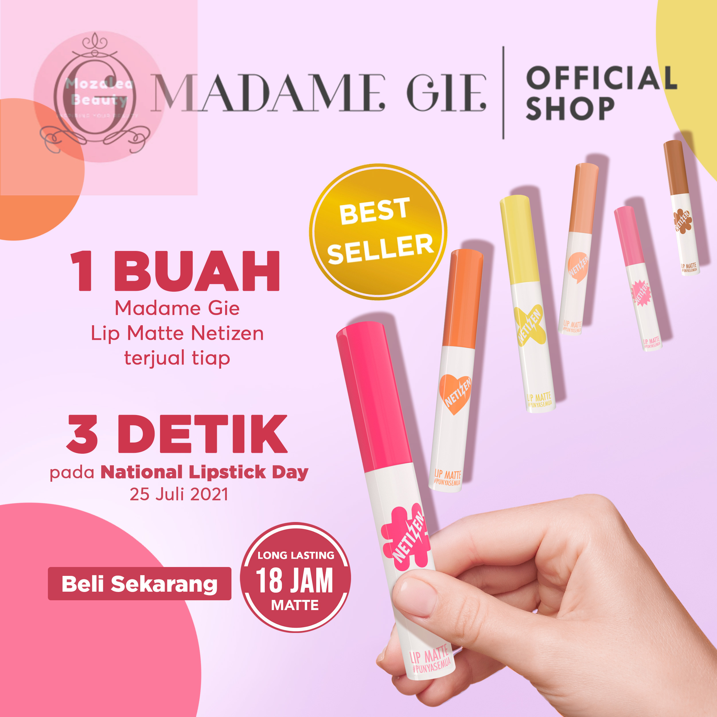 Madame Gie Netizen Lip Matte Make Up Lipstick Lazada Indonesia