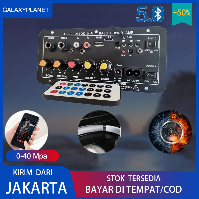 Dikirim Dari Jakarta Amplifier Bluetooth Untuk Inci Speaker