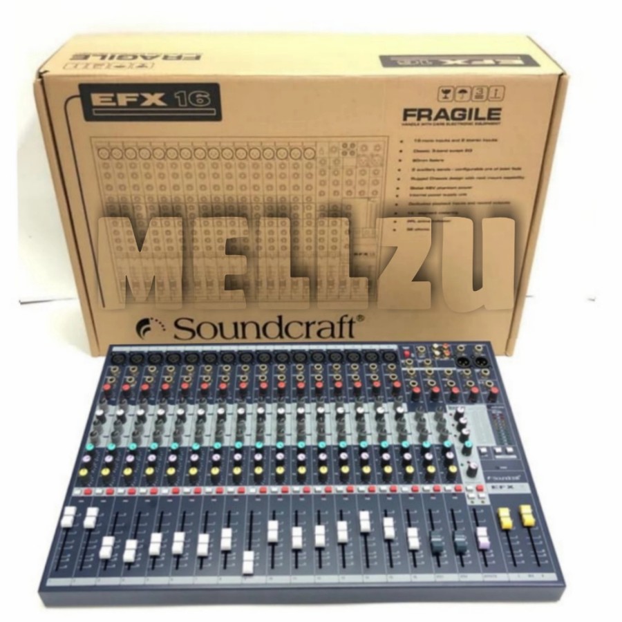 Mixer Soundcraft Efx Effect Lexicon Channel Lazada Indonesia