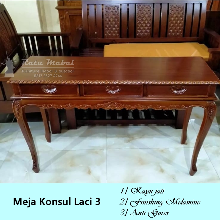 Meja Konsul Ruang Tamu Kayu Jati Meja Konsul Modern Meja Konsol