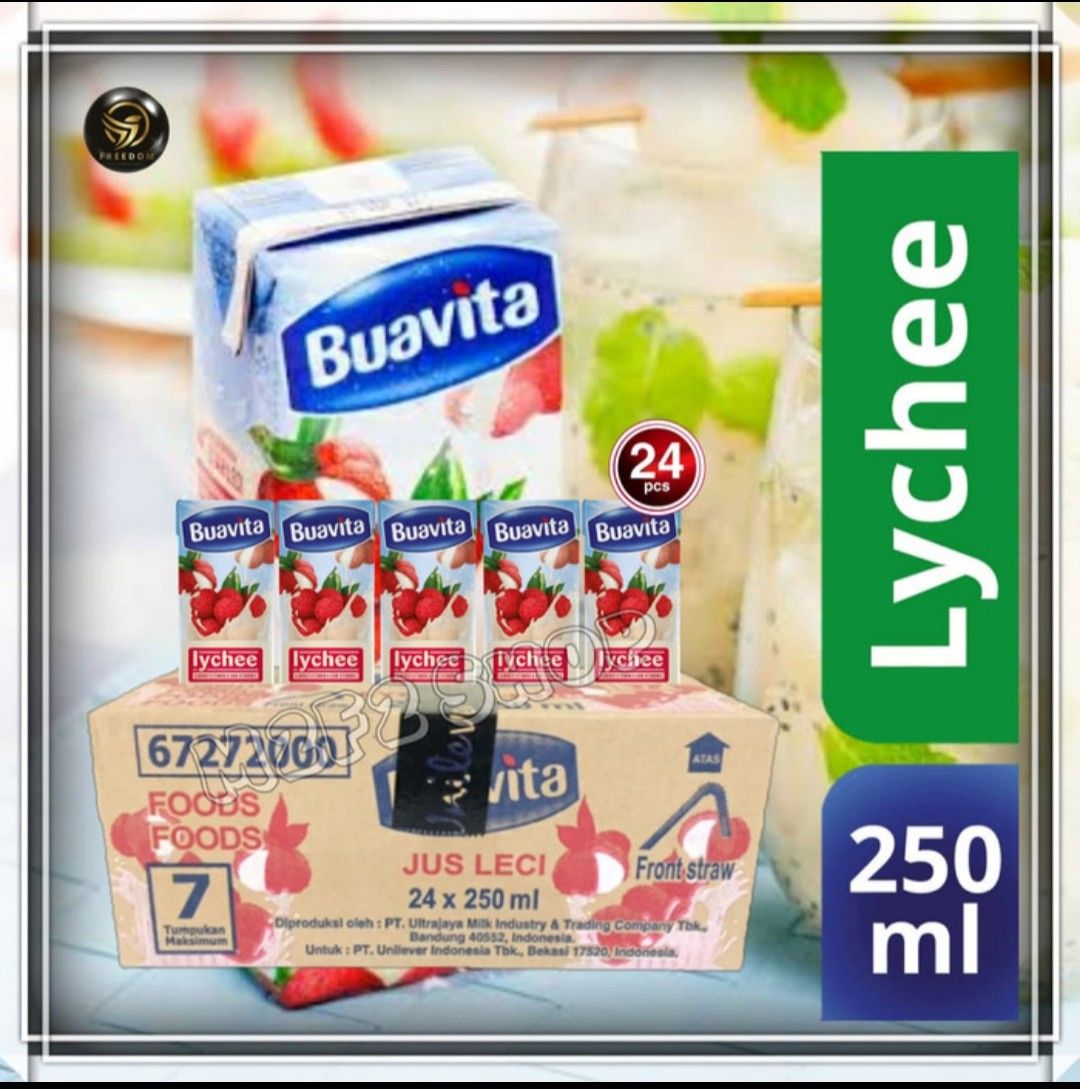 Juice Buavita Jus Leci Lychee 250 Ml Kemasan Karton Lazada Indonesia