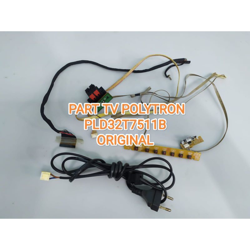 Paket Komponen Tv Polytron Pld T B Lvds Ir Prog Cable Ac Term