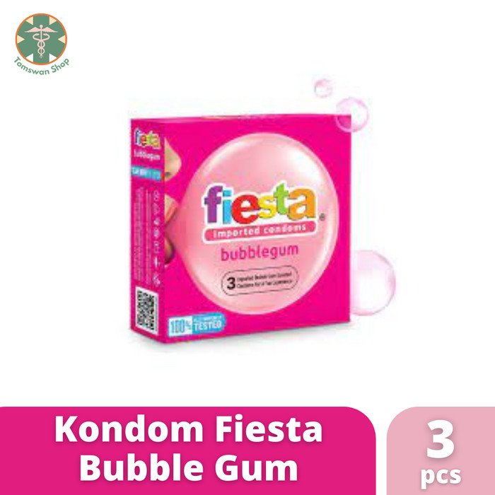 Kondom Fiesta Bubble Gum Isi 3 Lazada Indonesia