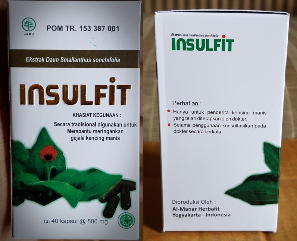 5 Botol INSULFIT Exstrak Daun Insulin Isi 40 Kapsul Lazada Indonesia