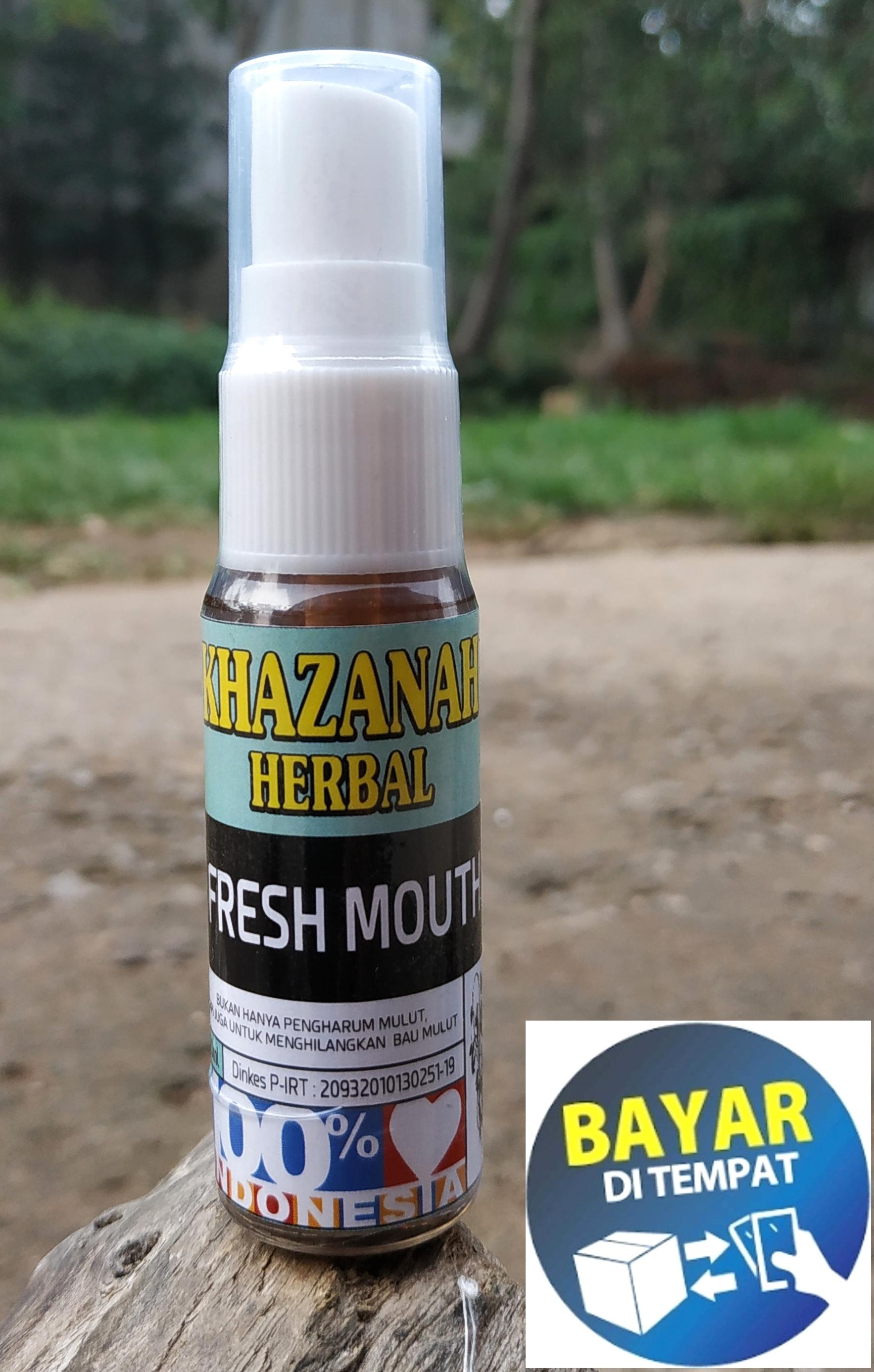 Fresh Mouth Spray Original Herbal Penghilang Bau Mulut Freshmouth