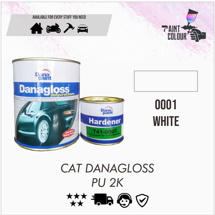 Danagloss Pu K White Cat Duco Mobil Besi Kayu Metal Lazada