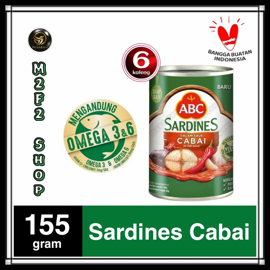 Ikan Sarden Abc Sardines Dalam Saus Cabai Gr Kemasan Pcs