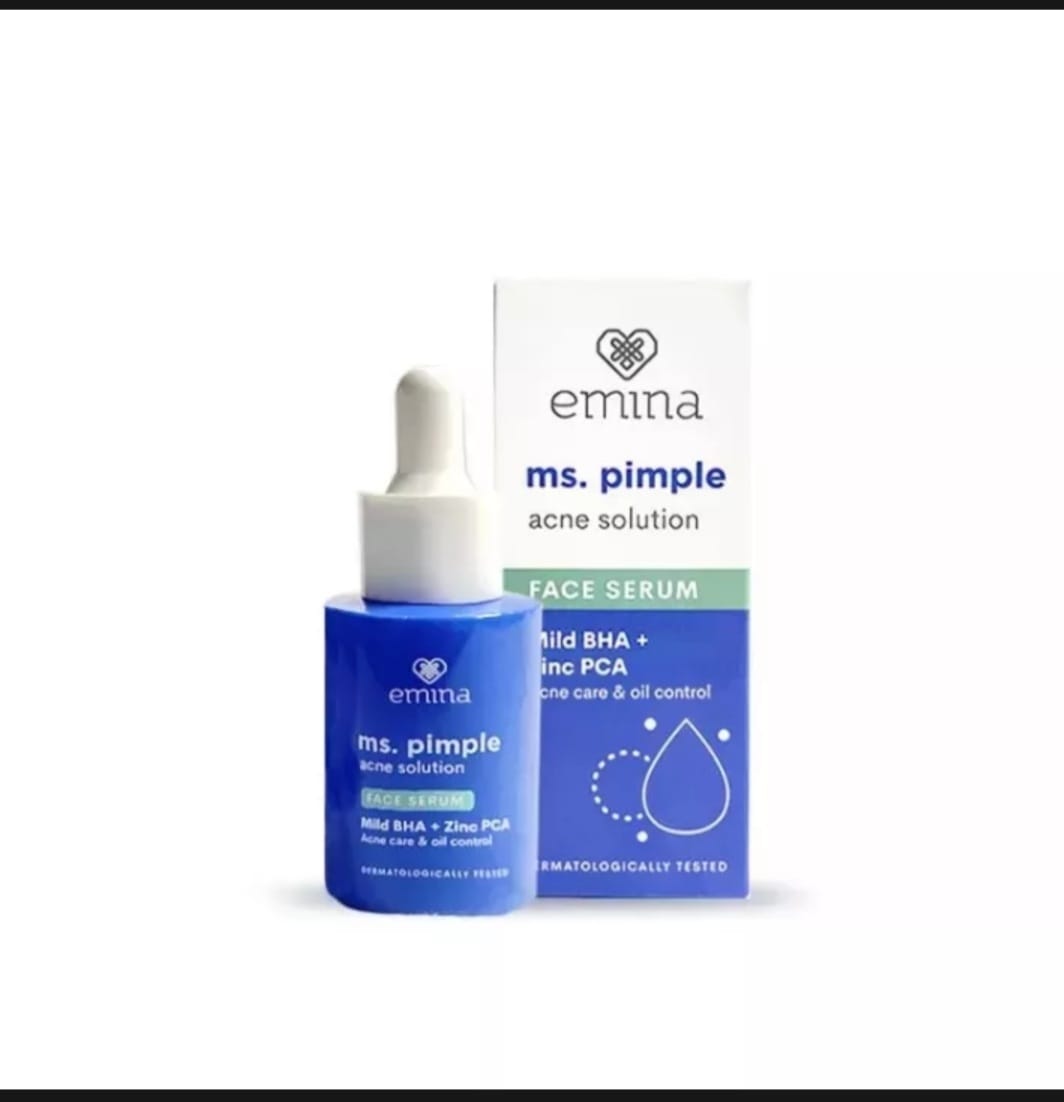 Emina Ms Pimple Acne Solution Face Serum 30 Ml Ms Pimple Serum 30ml