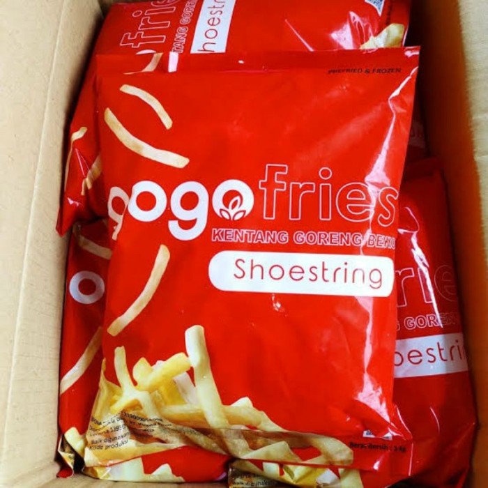 Gogo Fries Shoestring Kg Kentang Goreng Frozen Lazada Indonesia