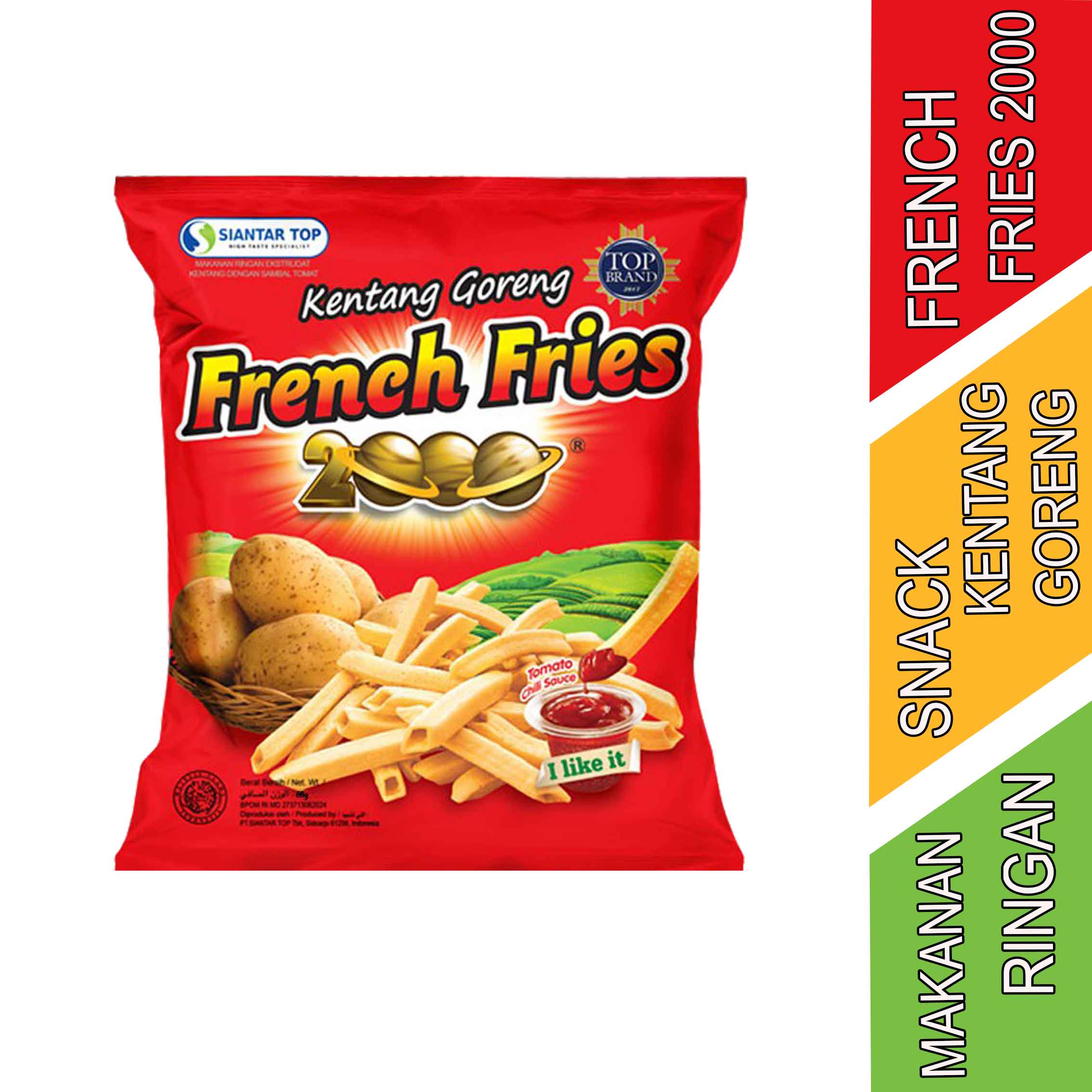 Snack Rasa Potato French Fries 2000 Snack Kentang Goreng Lazada