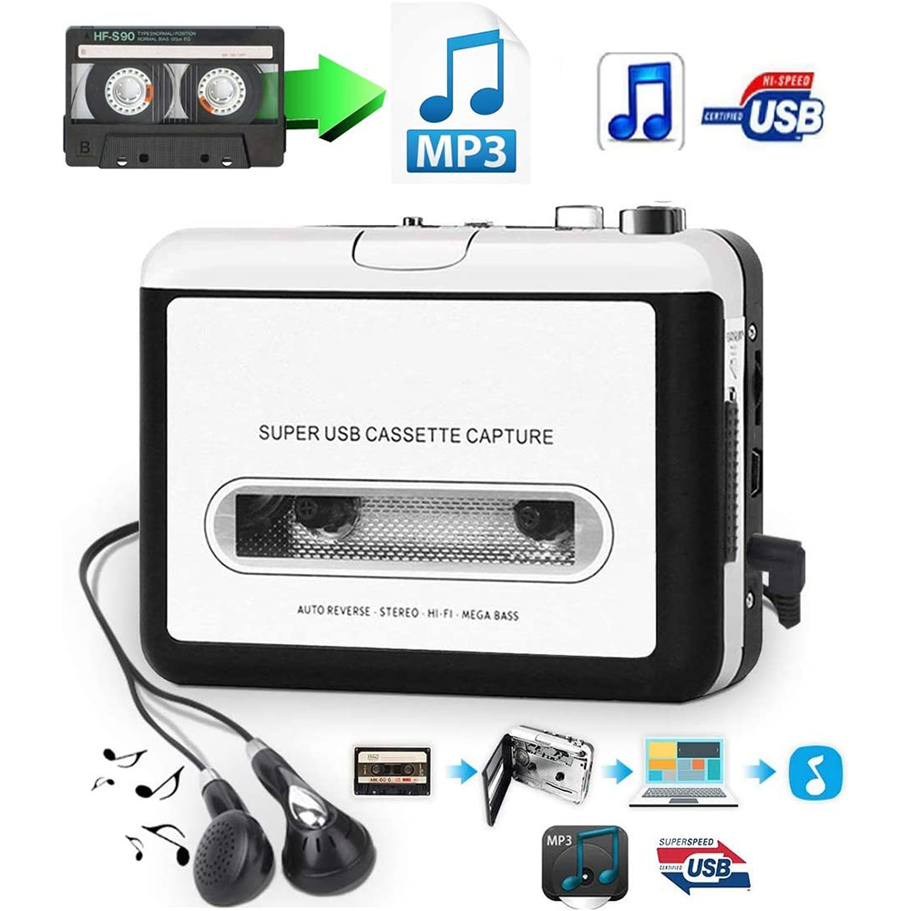 Konverter Kaset Tape Usb Cassette Capture To Mp Player Converter Kaset