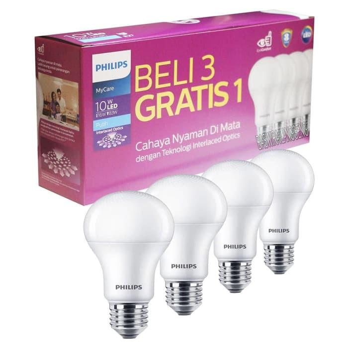 Philips Multipack Mycare Ledbulb W K Putih Lazada Indonesia