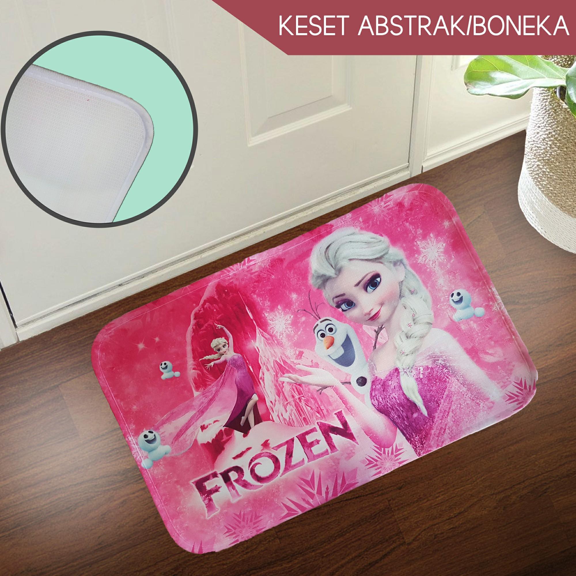 PROMO - KESET KARAKTER 40 X 60 - FROZEN //KAKI / KAMAR MANDI / CENDOL / DAPUR / KARAKTER / HANDUK / LANTAI / WELCOME / KITCHEN / KARET