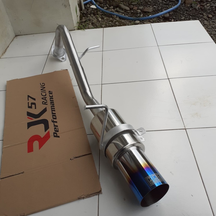 Knalpot Racing Bolt On Yaris Full Galvanis Atau Monel Lazada Indonesia