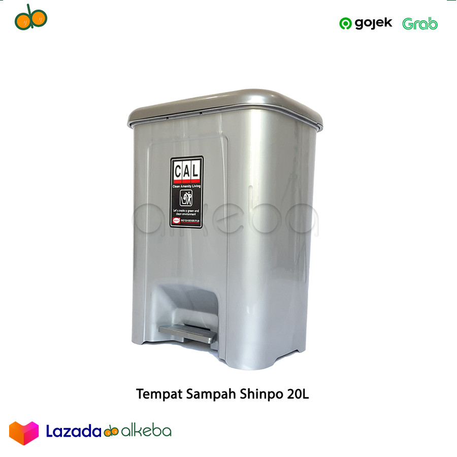 TEMPAT SAMPAH INJAK SHINPO 20 LITER TYPE 720 Lazada Indonesia